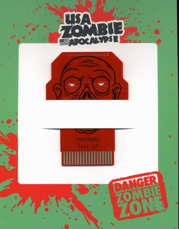 USA Zombie Apocalypse box art for Vectrex